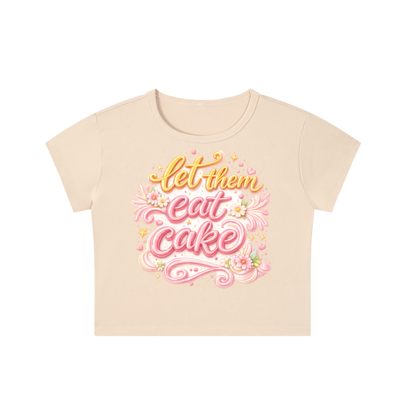 let them eat cake crop top