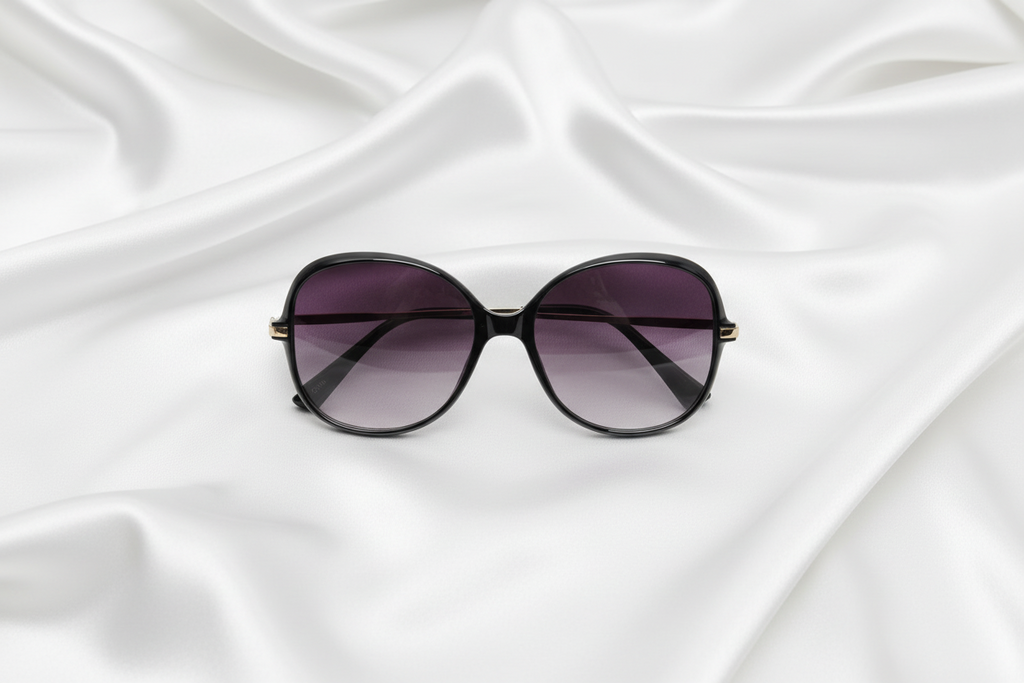 Metal-Plastic Hybrid Full Rim Sunglasses