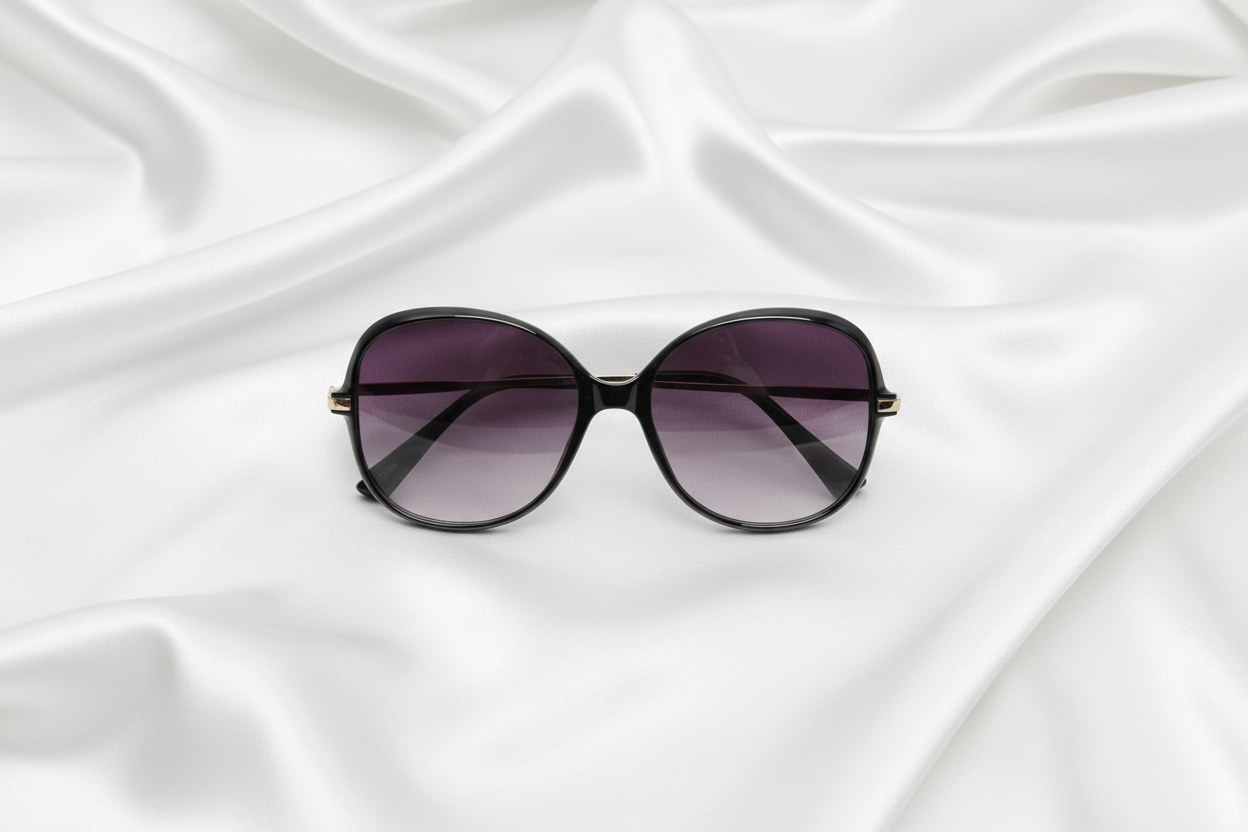 Metal-Plastic Hybrid Full Rim Sunglasses