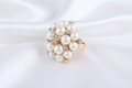 Pearl Cluster Ring