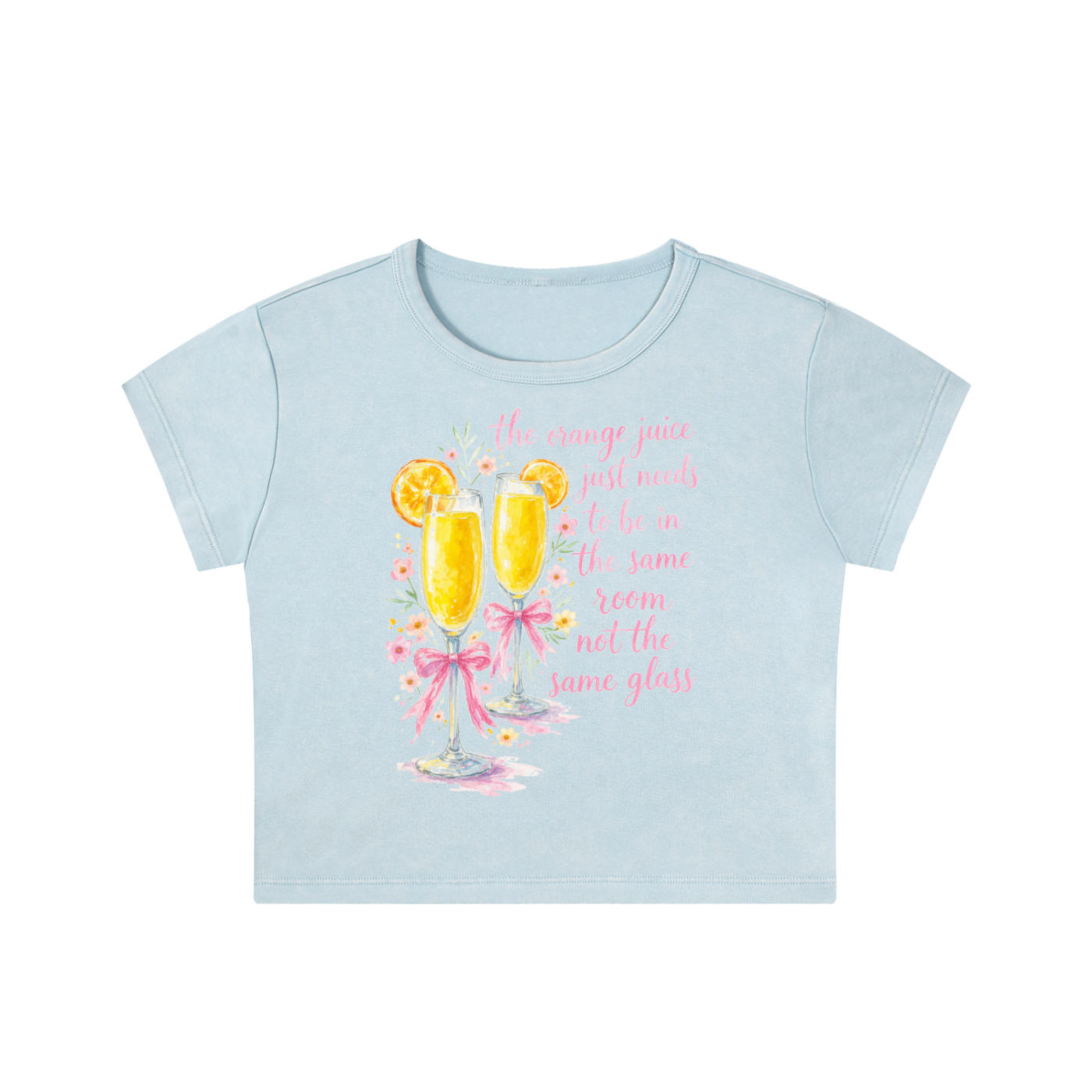Sofias Mimosa Specialty Crop Top