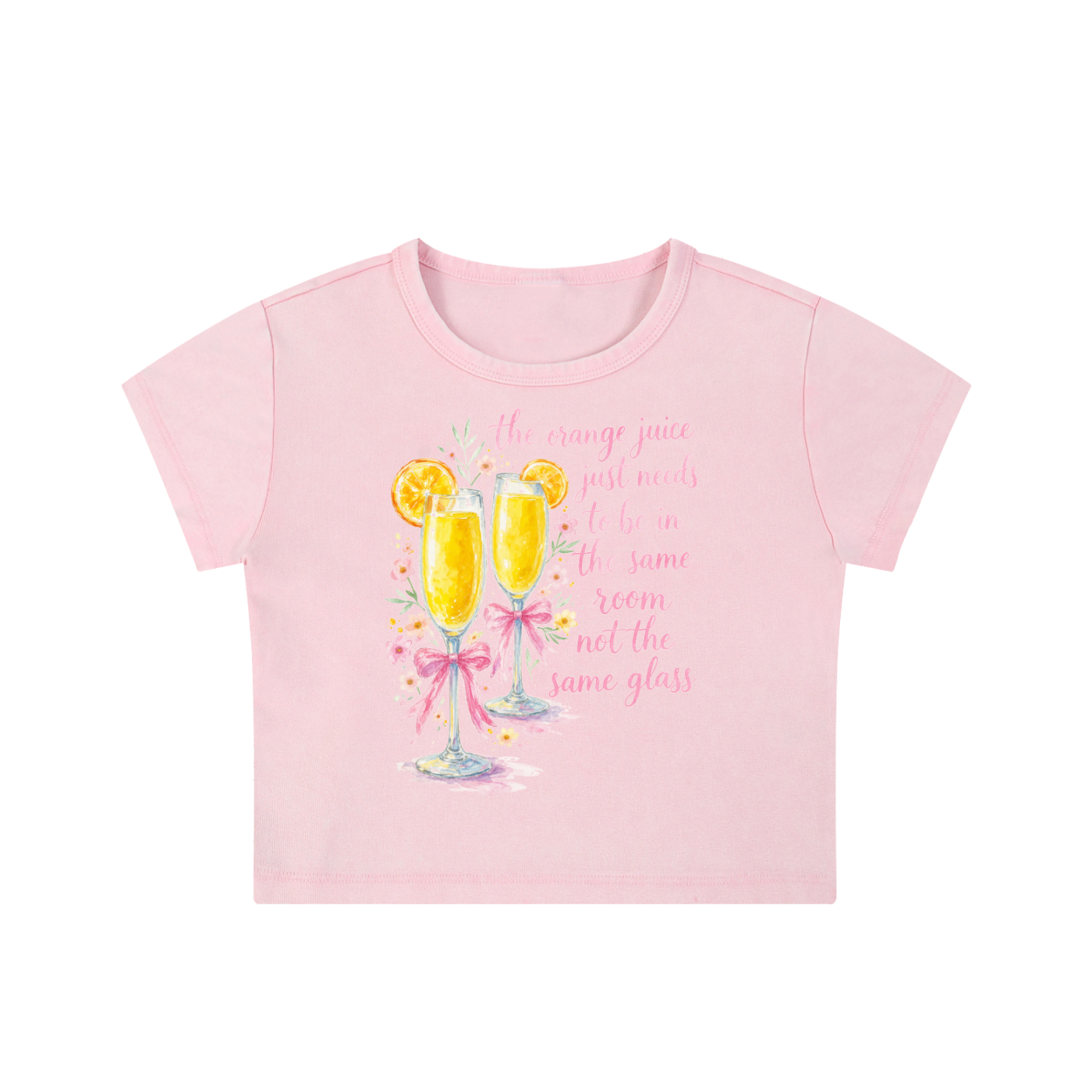 Sofias Mimosa Specialty Crop Top