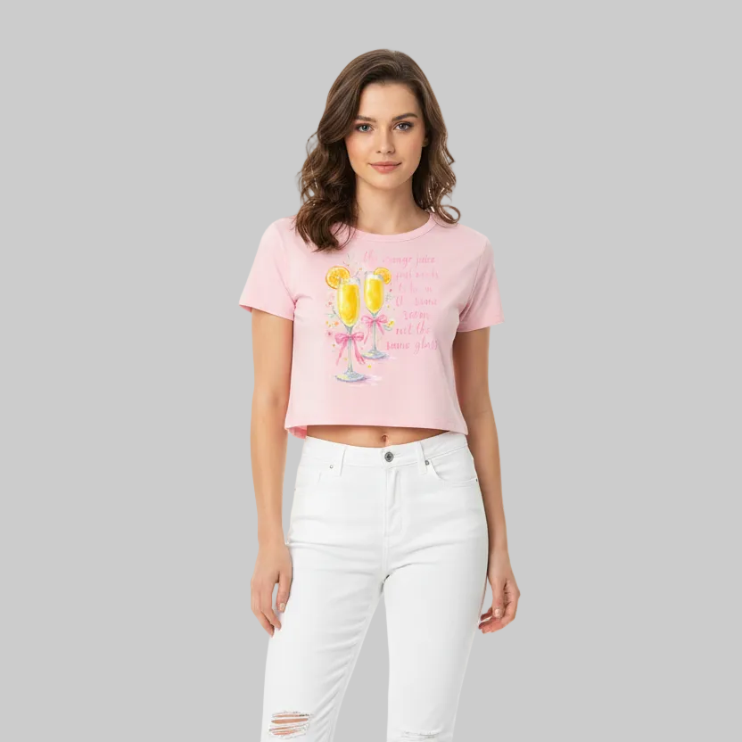 Sofias Mimosa Specialty Crop Top