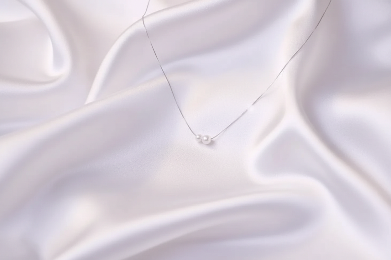 Double Pearl Necklace