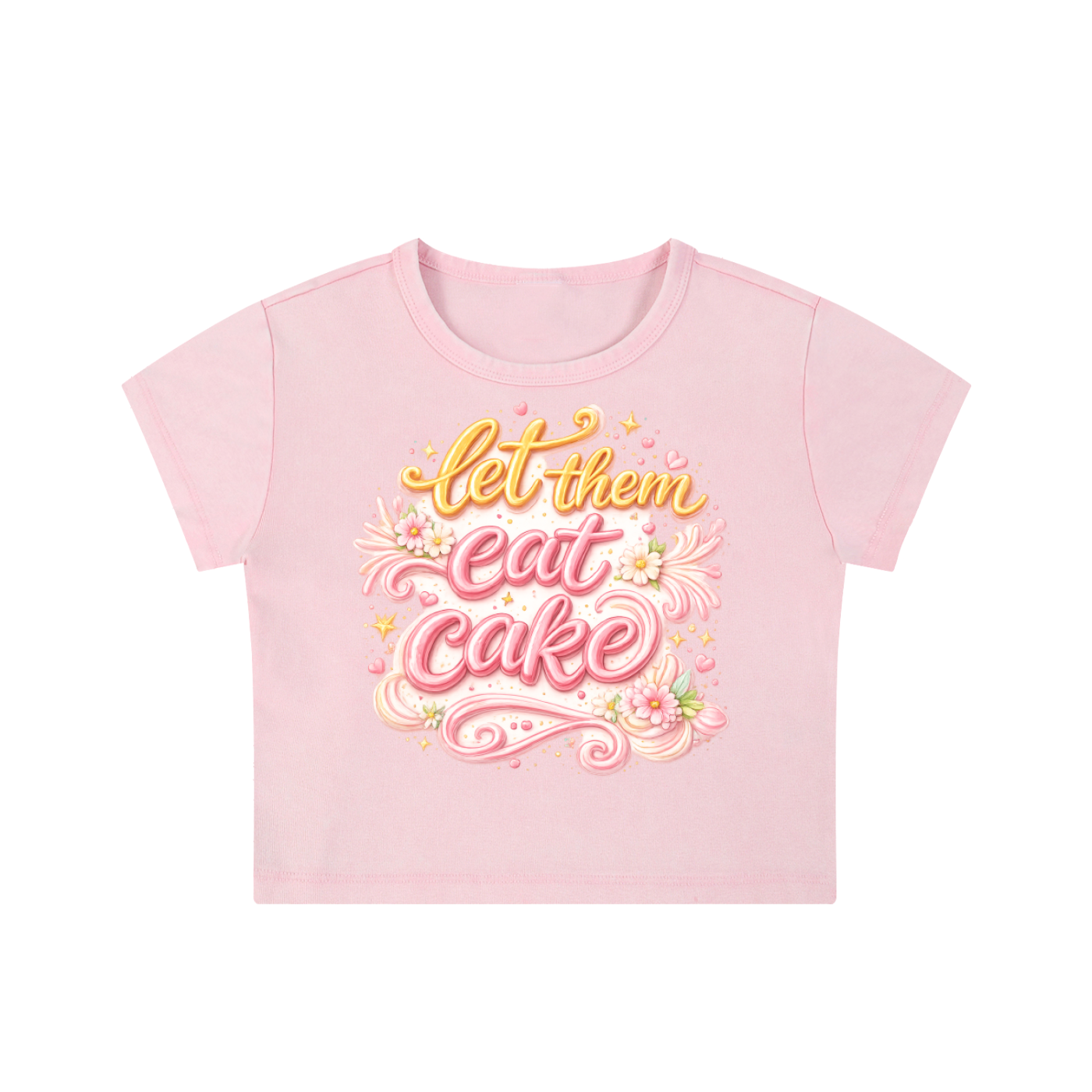 let them eat cake crop top